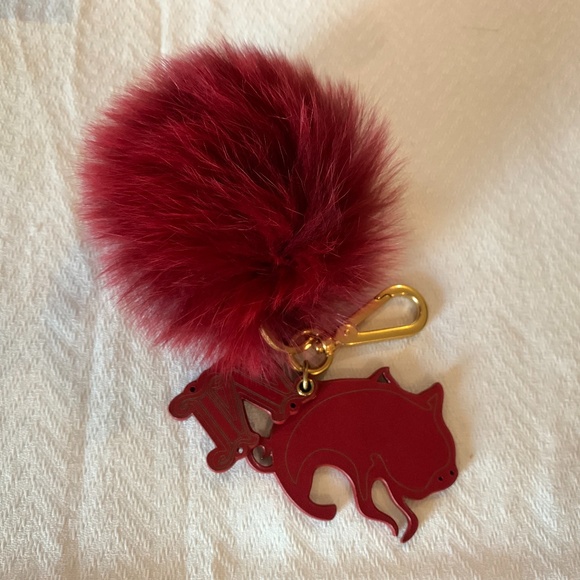 MaxMara Leather and Fur Reversible Bag, Special Edition, Red - Picture 16 of 16